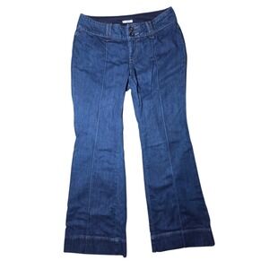 Banana Republic Urban Flared Leg Mid-Rise Center-Seam Jeans 10